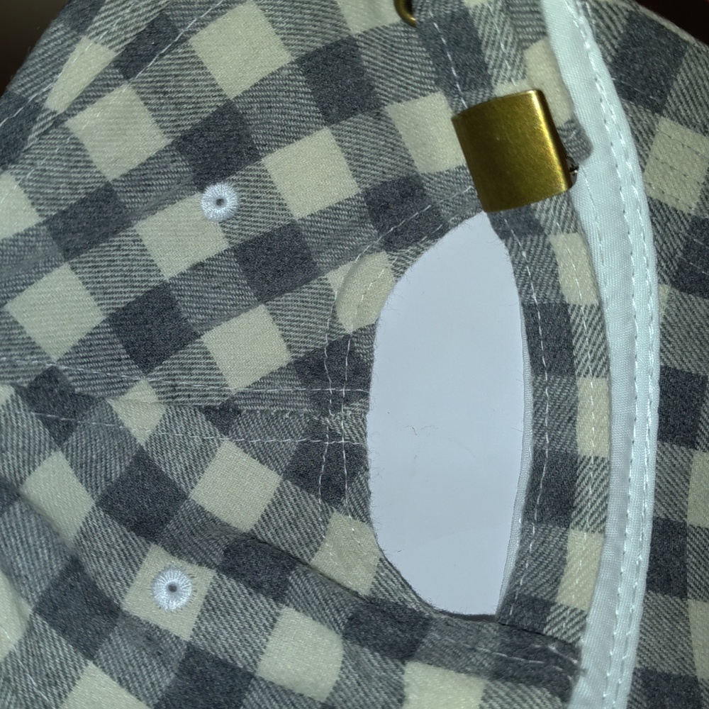 Cocus Pocus Plaid Strapback Hat New - image 4